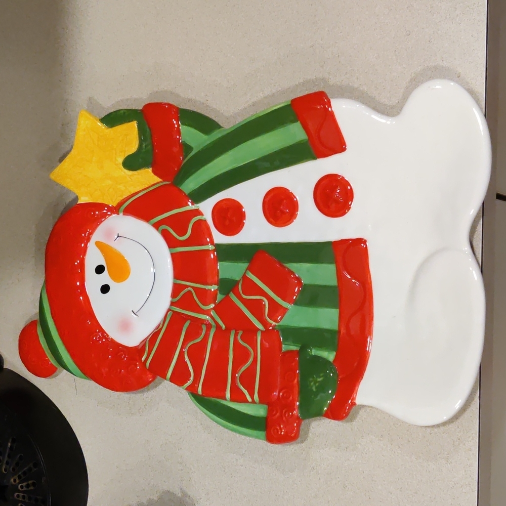 Snowman Tray